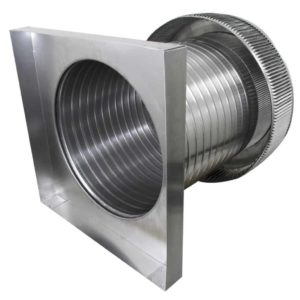 14 inch Roof Vent | Aura Gravity Vent with Curb Mount Flange - AV-14-C12-CMF
